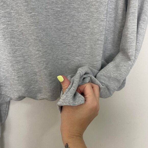 Aerie Gray Off-the-Shoulder Sweater - Picture 8 of 8